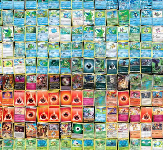 Mosaic Art: Mew EX Special Art Rare – Fine Art Poster Reimagined with Pokémon Cards