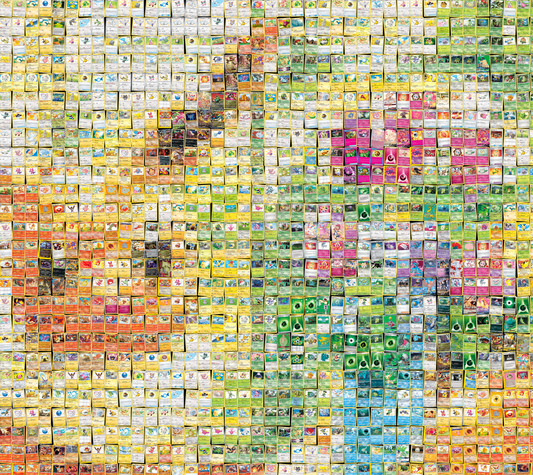 Eevee Mosaic Fine Art Print – Playful Pokémon Artwork from Twilight Masquerade
